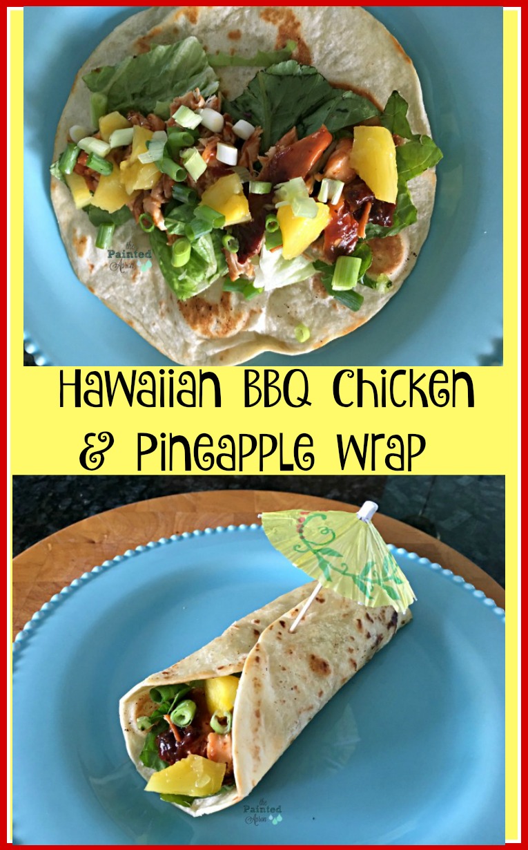 Chicken & Pineapple Wrap The Painted Apron